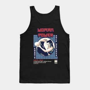 Woman Martial Artist - Karate Woman Tank Top